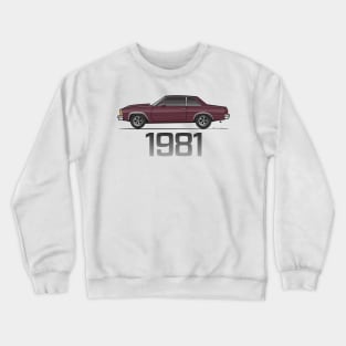 maroon 1981 Crewneck Sweatshirt